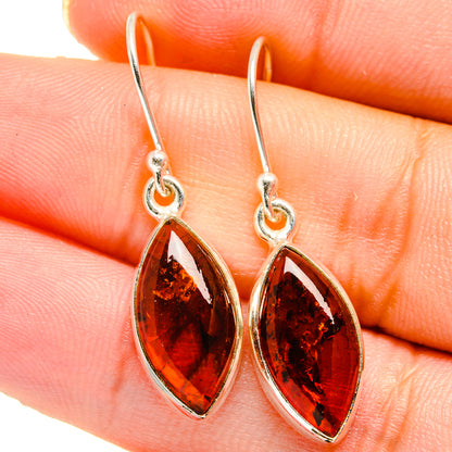 Baltic Amber Earrings handcrafted by Ana Silver Co - EARR422074