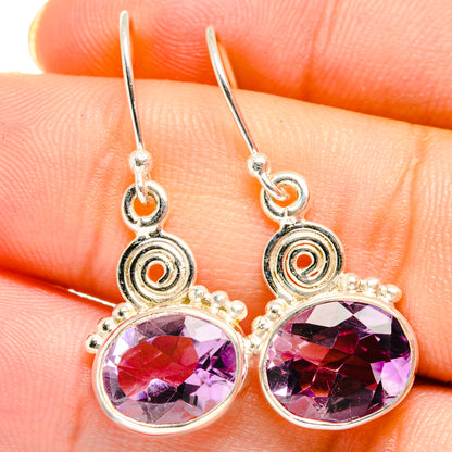 Amethyst Earrings handcrafted by Ana Silver Co - EARR422079