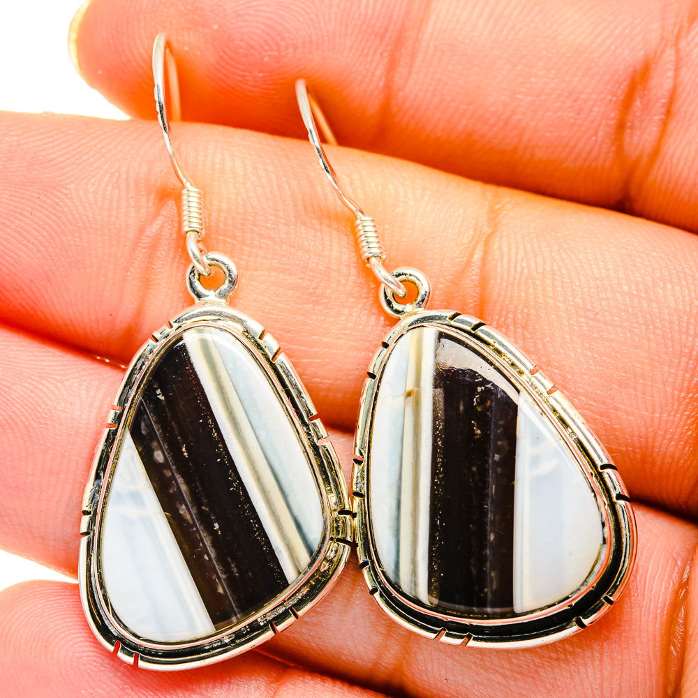 Owyhee Opal Earrings handcrafted by Ana Silver Co - EARR422085