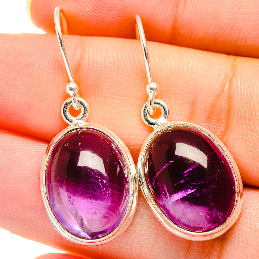 Amethyst Earrings handcrafted by Ana Silver Co - EARR422086