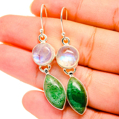 Green Aventurine Earrings handcrafted by Ana Silver Co - EARR422088