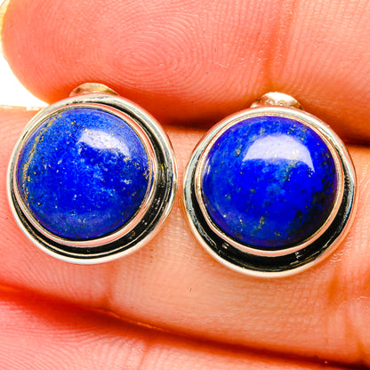 Lapis Lazuli Earrings handcrafted by Ana Silver Co - EARR422098