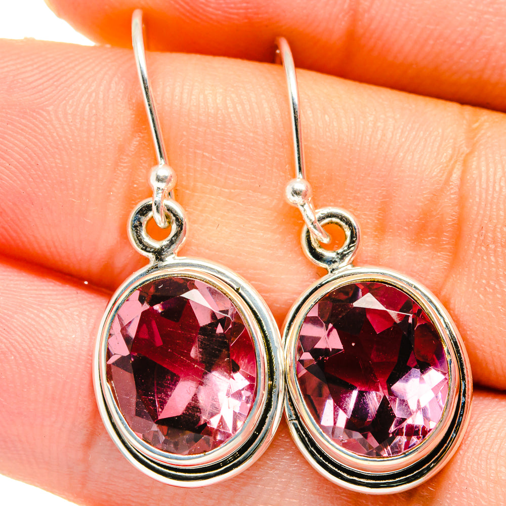 Color Change Alexandrite Earrings handcrafted by Ana Silver Co - EARR422099