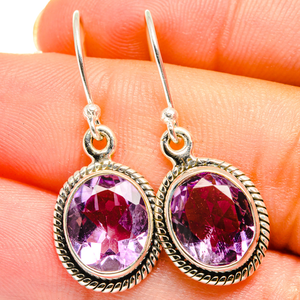 Amethyst Earrings handcrafted by Ana Silver Co - EARR422100