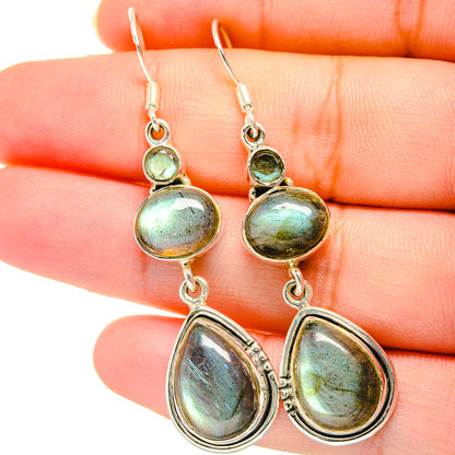 Labradorite Earrings handcrafted by Ana Silver Co - EARR422104