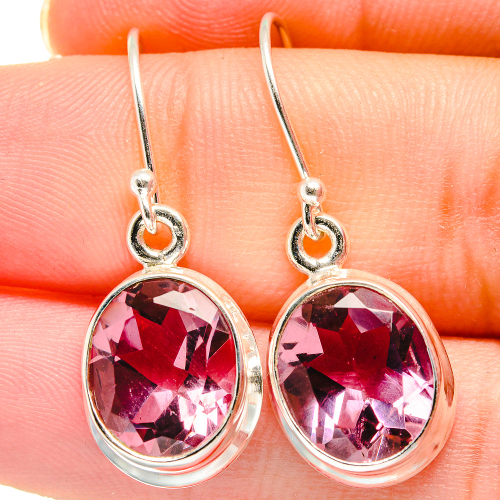 Color Change Alexandrite Earrings handcrafted by Ana Silver Co - EARR422121