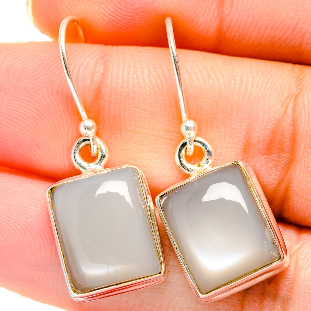 Moonstone Earrings handcrafted by Ana Silver Co - EARR422128