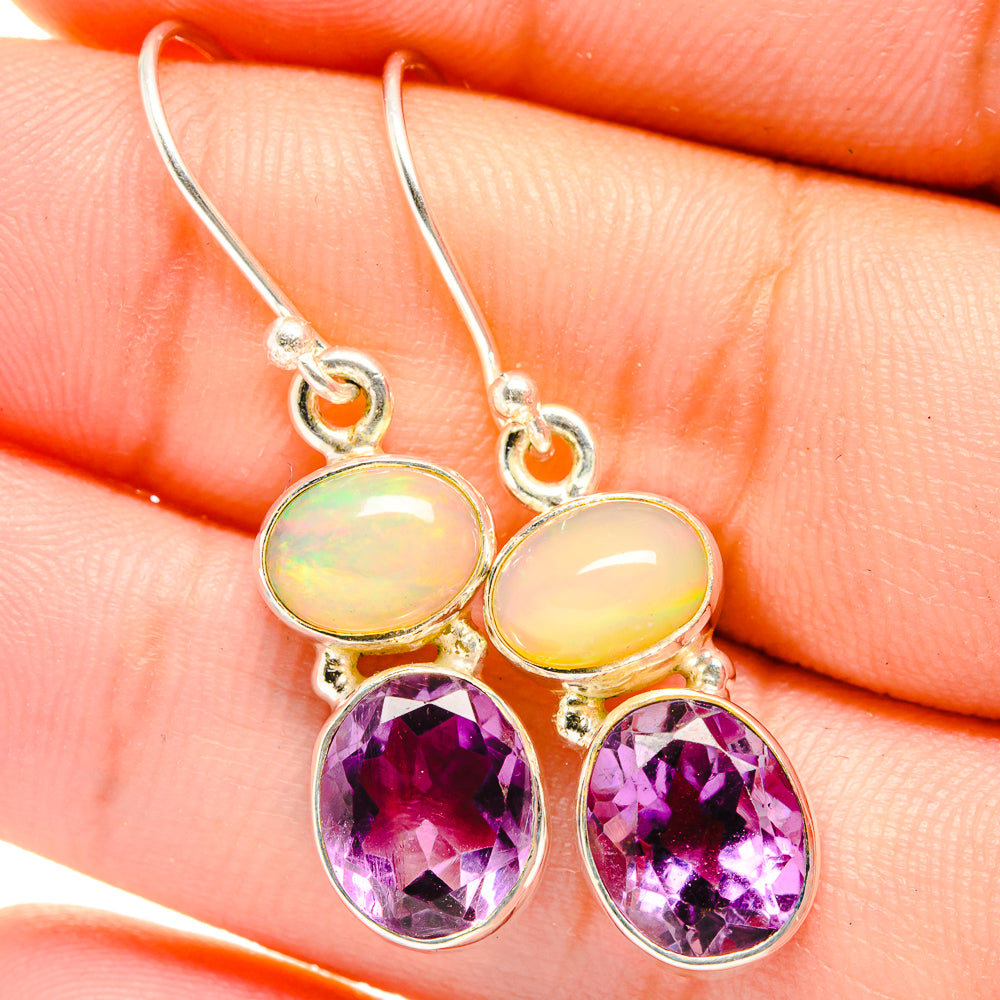 Amethyst Earrings handcrafted by Ana Silver Co - EARR422133