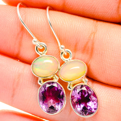 Amethyst Earrings handcrafted by Ana Silver Co - EARR422133