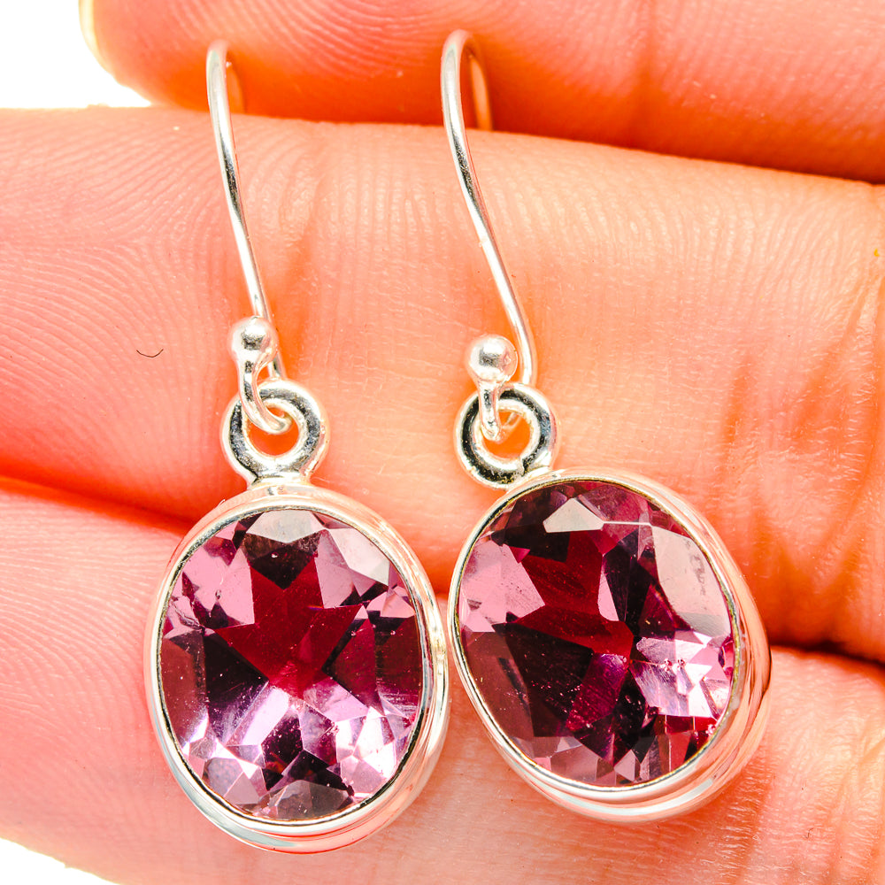 Color Change Alexandrite Earrings handcrafted by Ana Silver Co - EARR422141