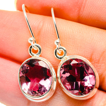 Color Change Alexandrite Earrings handcrafted by Ana Silver Co - EARR422159