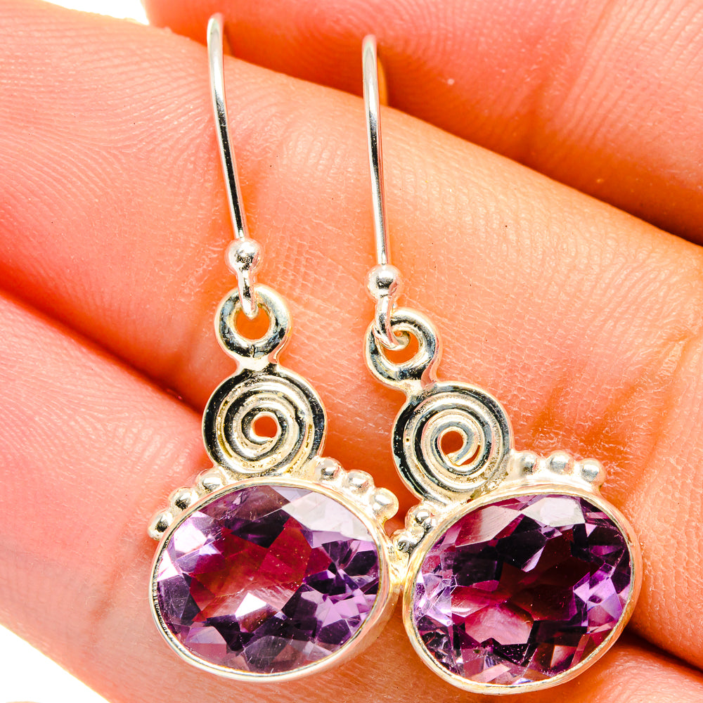 Amethyst Earrings handcrafted by Ana Silver Co - EARR422166