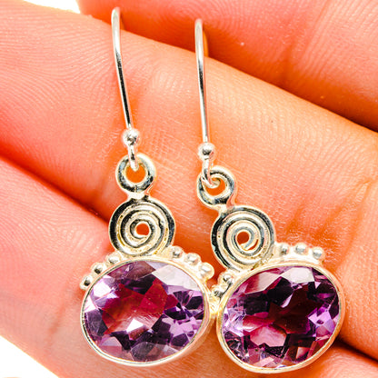 Amethyst Earrings handcrafted by Ana Silver Co - EARR422166