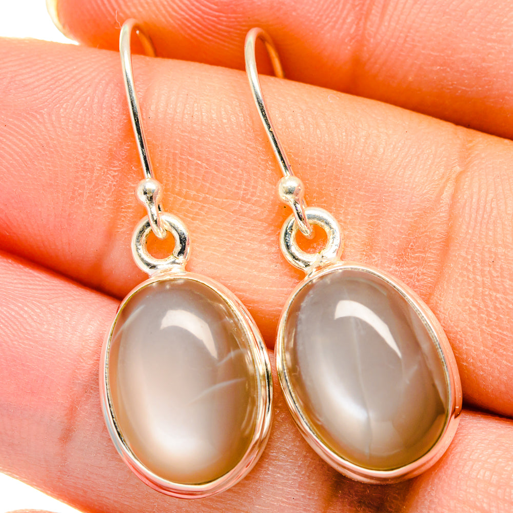 Moonstone Earrings handcrafted by Ana Silver Co - EARR422173