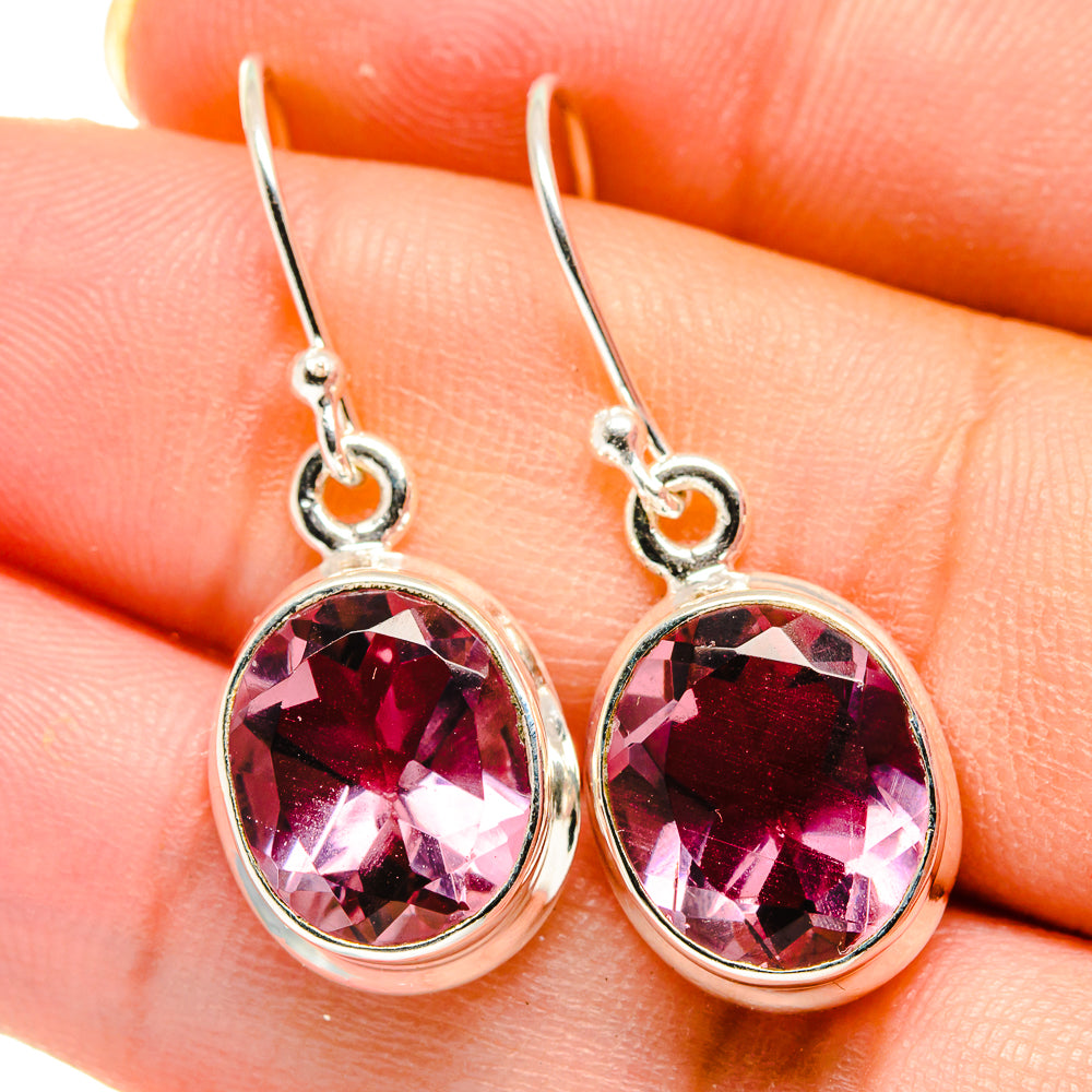 Color Change Alexandrite Earrings handcrafted by Ana Silver Co - EARR422180