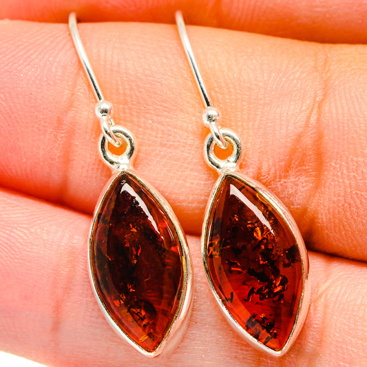 Baltic Amber Earrings handcrafted by Ana Silver Co - EARR422182