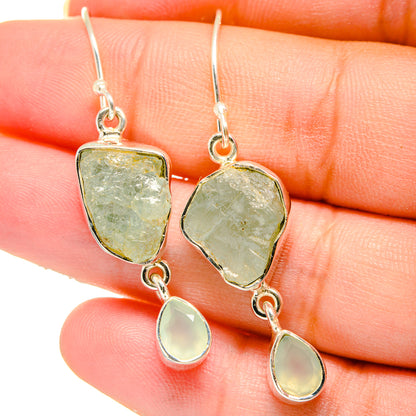 Aquamarine Earrings handcrafted by Ana Silver Co - EARR422184