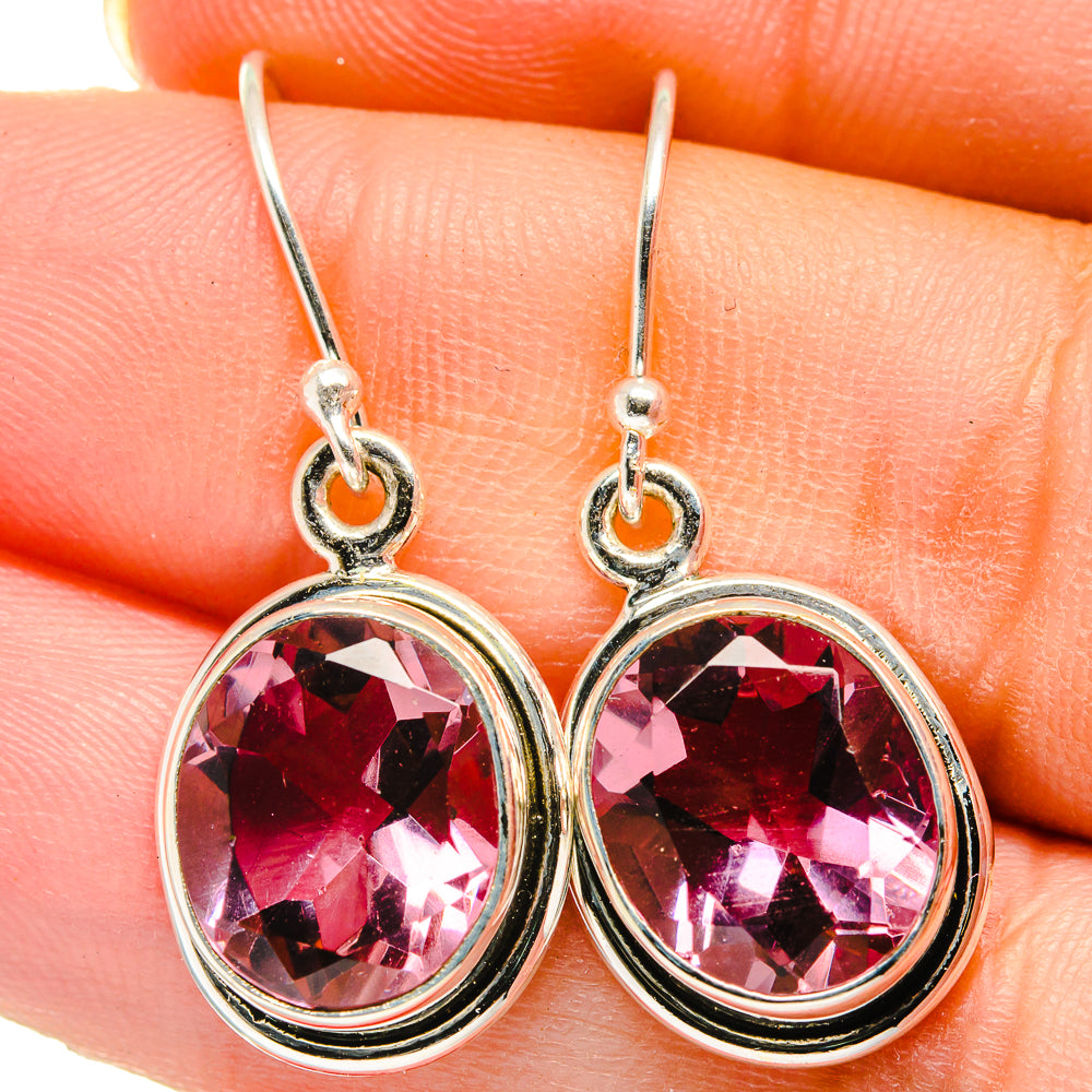 Color Change Alexandrite Earrings handcrafted by Ana Silver Co - EARR422188