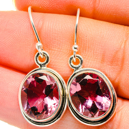 Color Change Alexandrite Earrings handcrafted by Ana Silver Co - EARR422188