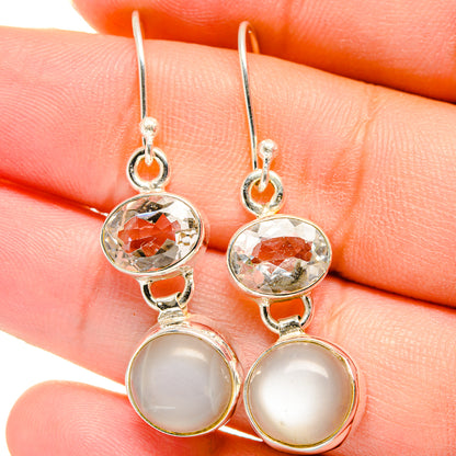 Moonstone Earrings handcrafted by Ana Silver Co - EARR422191
