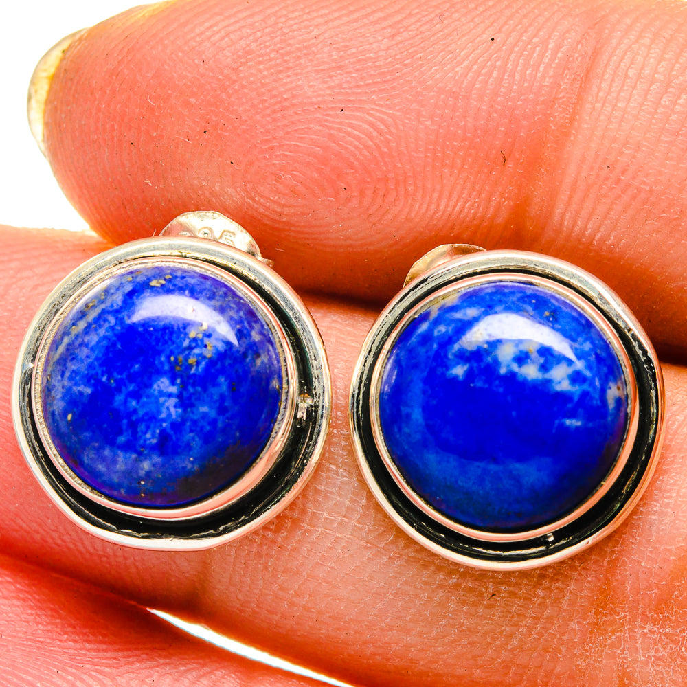 Lapis Lazuli Earrings handcrafted by Ana Silver Co - EARR422201