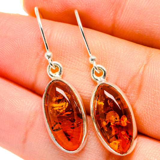 Baltic Amber Earrings handcrafted by Ana Silver Co - EARR422207