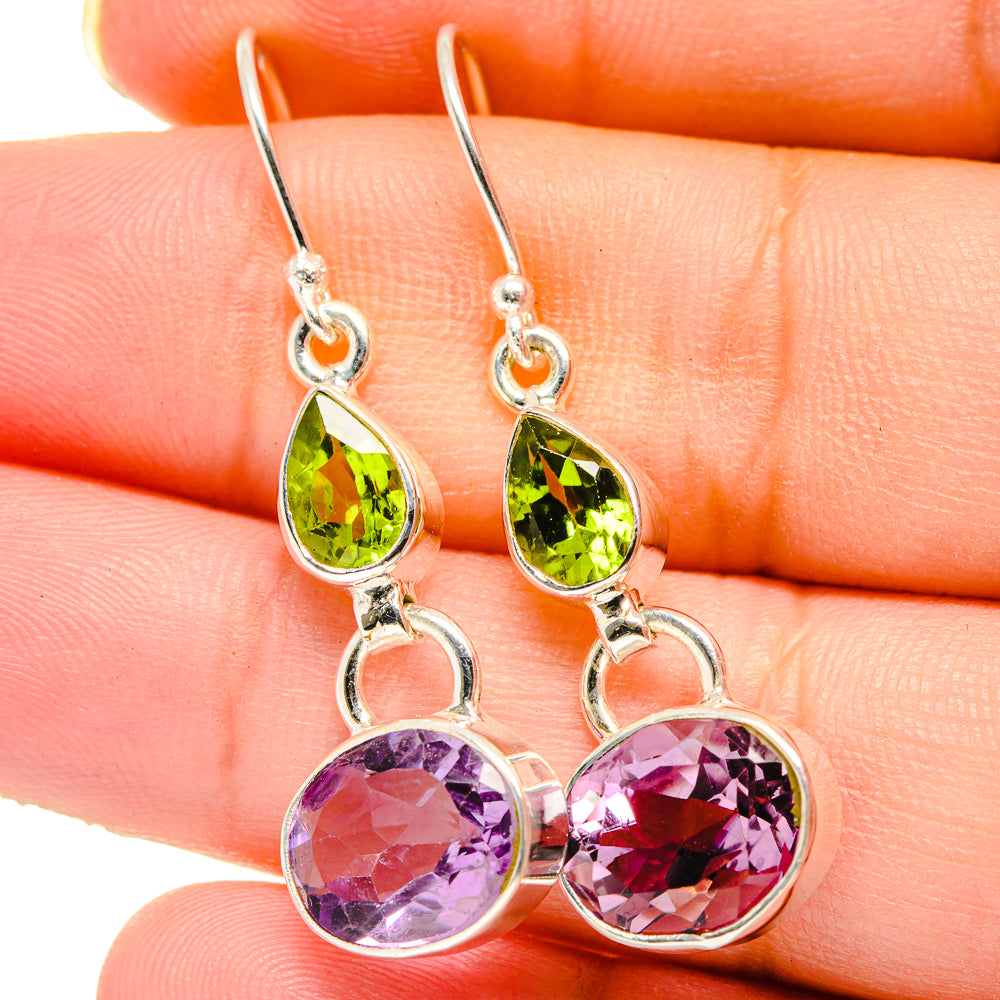 Amethyst Earrings handcrafted by Ana Silver Co - EARR422209