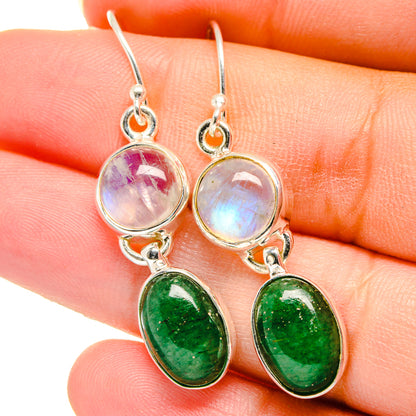 Green Aventurine Earrings handcrafted by Ana Silver Co - EARR422210