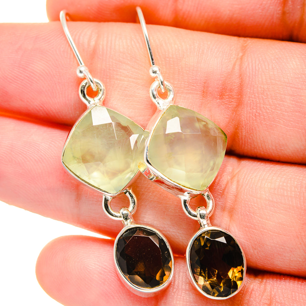 Smoky Quartz Earrings handcrafted by Ana Silver Co - EARR422219