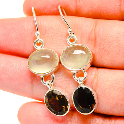Smoky Quartz Earrings handcrafted by Ana Silver Co - EARR422221