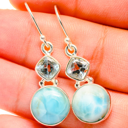 Larimar Earrings handcrafted by Ana Silver Co - EARR422232