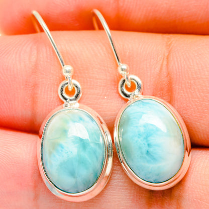 Larimar Earrings handcrafted by Ana Silver Co - EARR422233