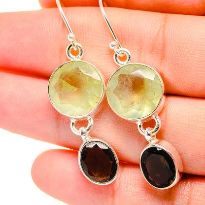 Prehnite Earrings handcrafted by Ana Silver Co - EARR422236