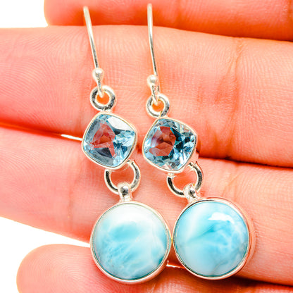 Larimar Earrings handcrafted by Ana Silver Co - EARR422240