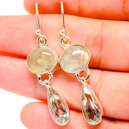 White Quartz Earrings handcrafted by Ana Silver Co - EARR422244