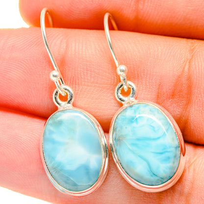 Larimar Earrings handcrafted by Ana Silver Co - EARR422252
