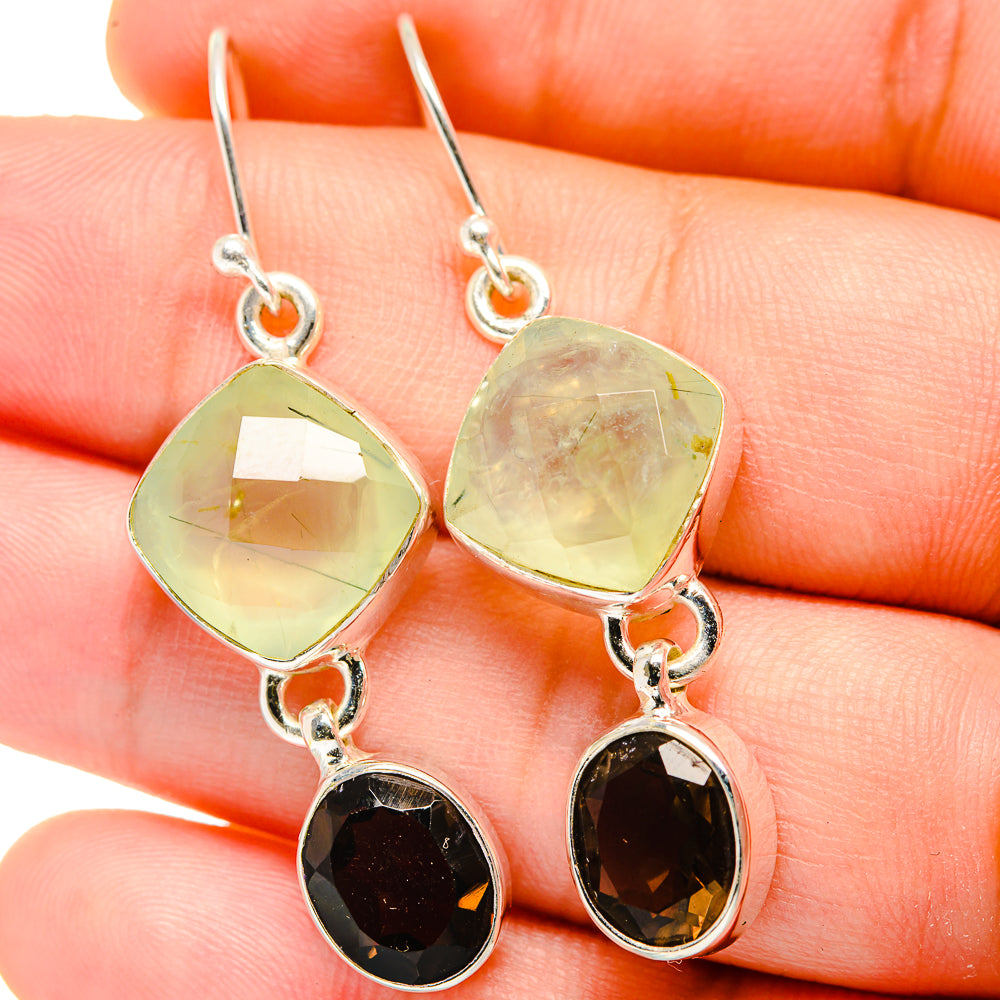 Prehnite Earrings handcrafted by Ana Silver Co - EARR422261
