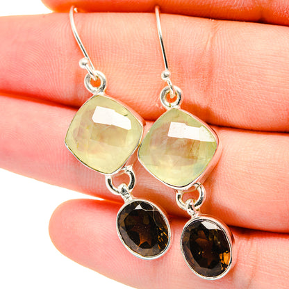 Prehnite Earrings handcrafted by Ana Silver Co - EARR422272