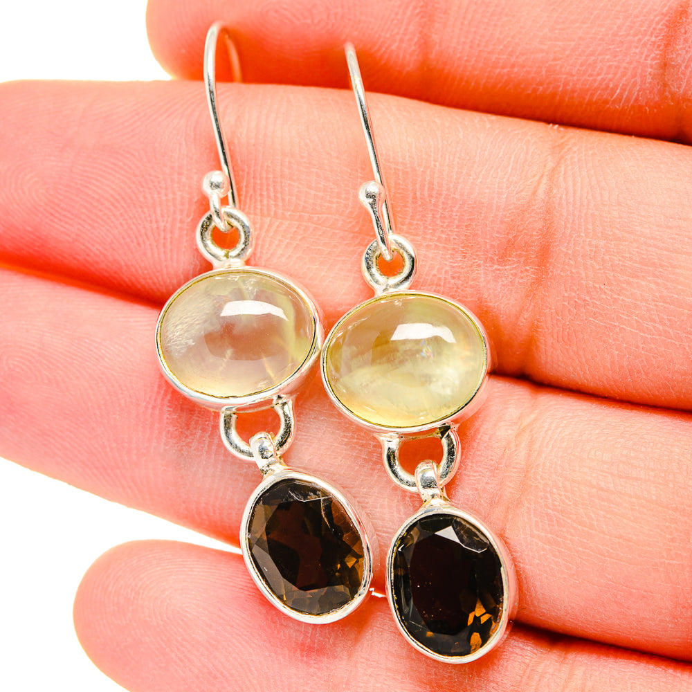 Prehnite Earrings handcrafted by Ana Silver Co - EARR422283