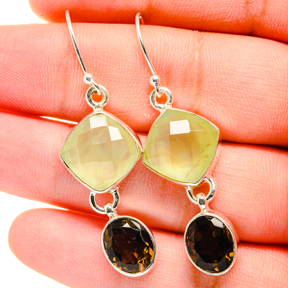 Prehnite Earrings handcrafted by Ana Silver Co - EARR422304