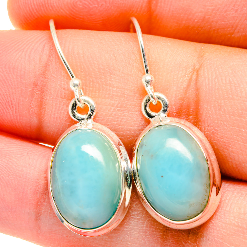 Larimar Earrings handcrafted by Ana Silver Co - EARR422336