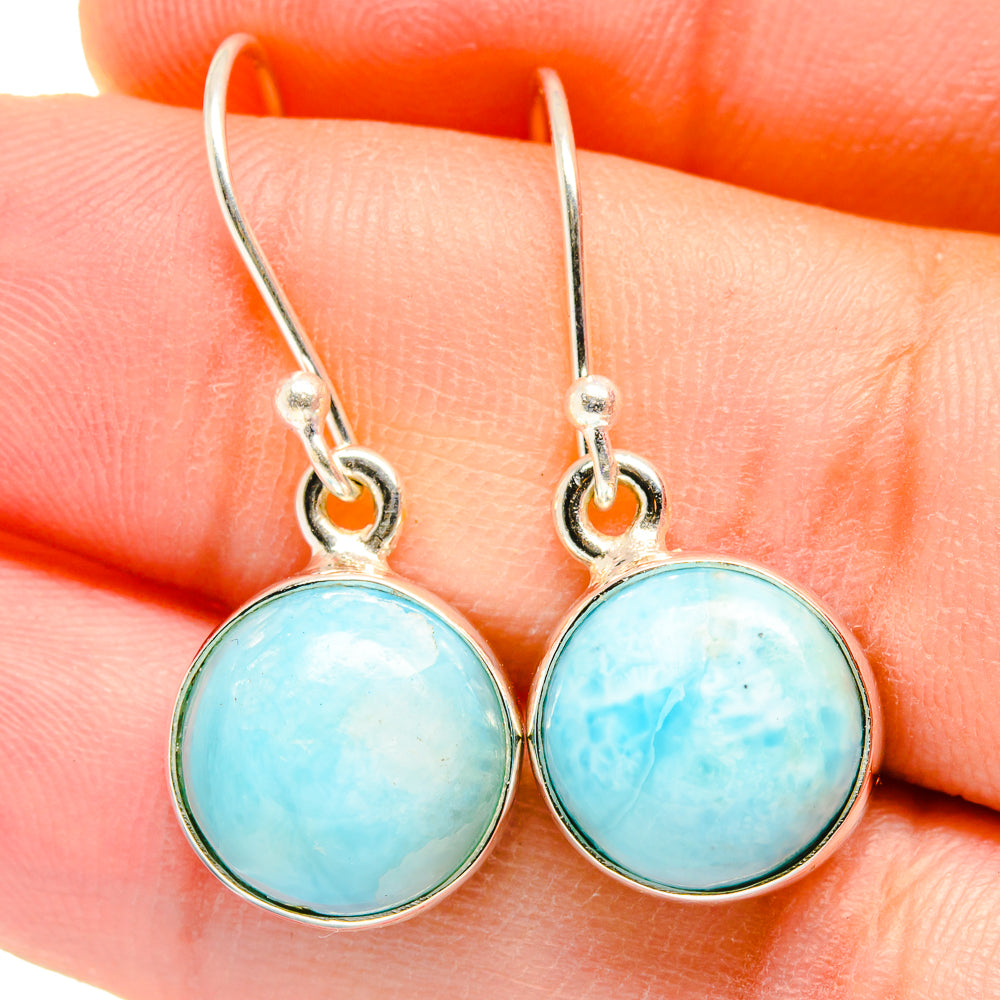 Larimar Earrings handcrafted by Ana Silver Co - EARR422347