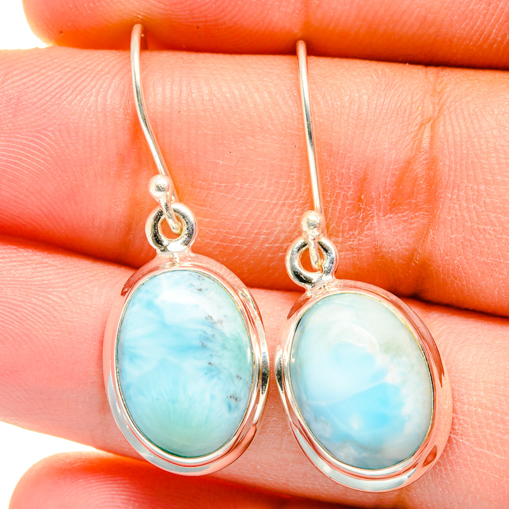 Larimar Earrings handcrafted by Ana Silver Co - EARR422362