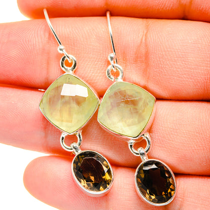 Prehnite Earrings handcrafted by Ana Silver Co - EARR422366