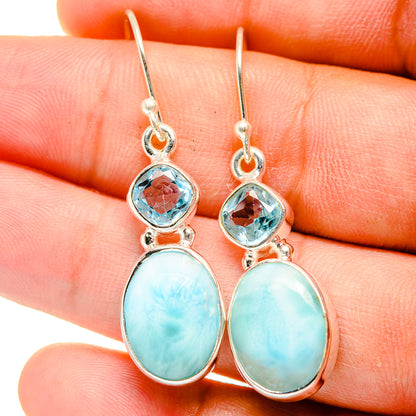 Larimar Earrings handcrafted by Ana Silver Co - EARR422380