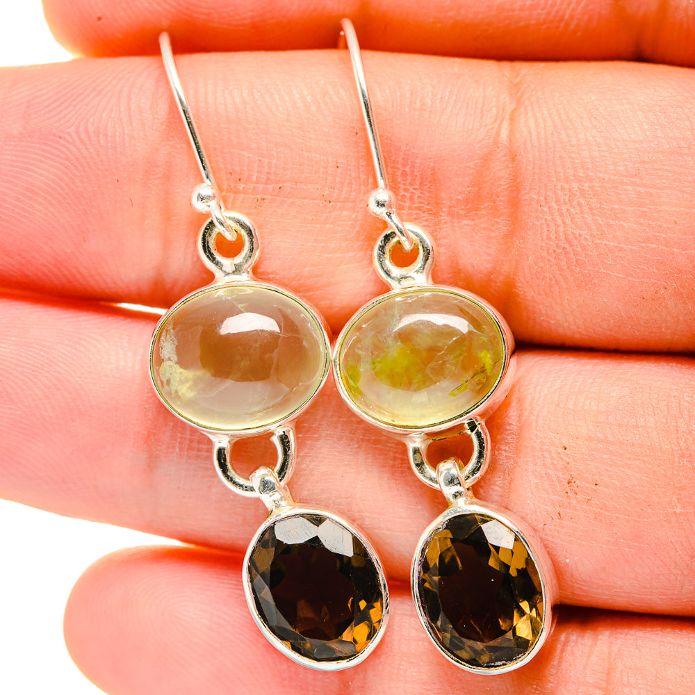 Prehnite Earrings handcrafted by Ana Silver Co - EARR422394