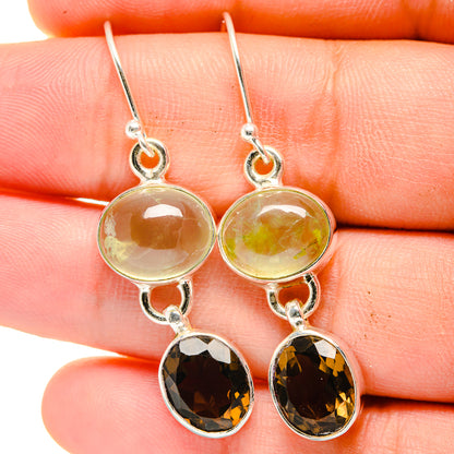 Prehnite Earrings handcrafted by Ana Silver Co - EARR422394
