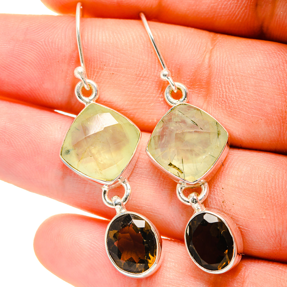 Prehnite Earrings handcrafted by Ana Silver Co - EARR422401