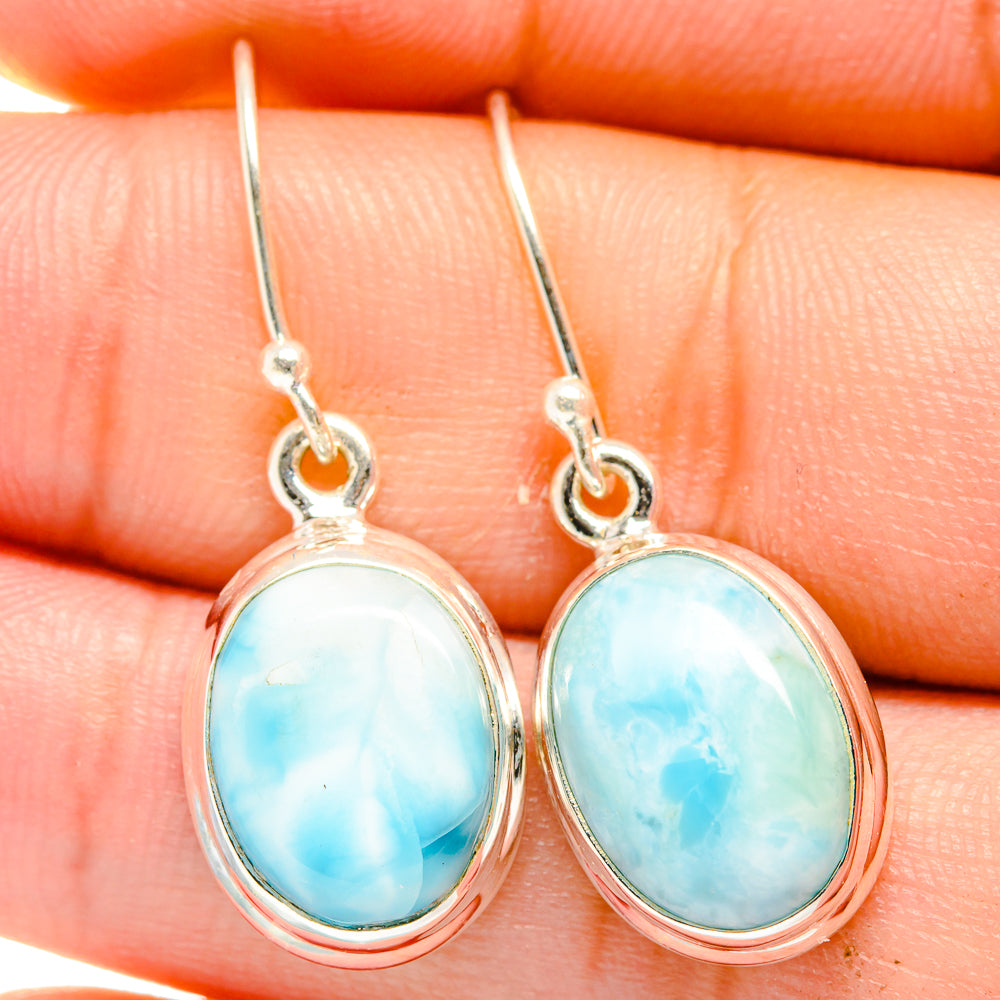 Larimar Earrings handcrafted by Ana Silver Co - EARR422410