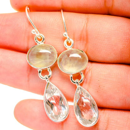 Prehnite Earrings handcrafted by Ana Silver Co - EARR422423